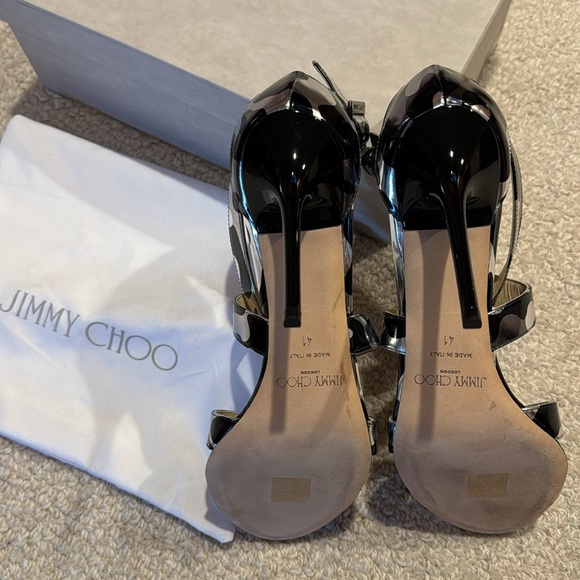 Jimmy Choo Lottie Camo Heels in Steel Mix - NIB, dust bag included. - Picture 3 of 7